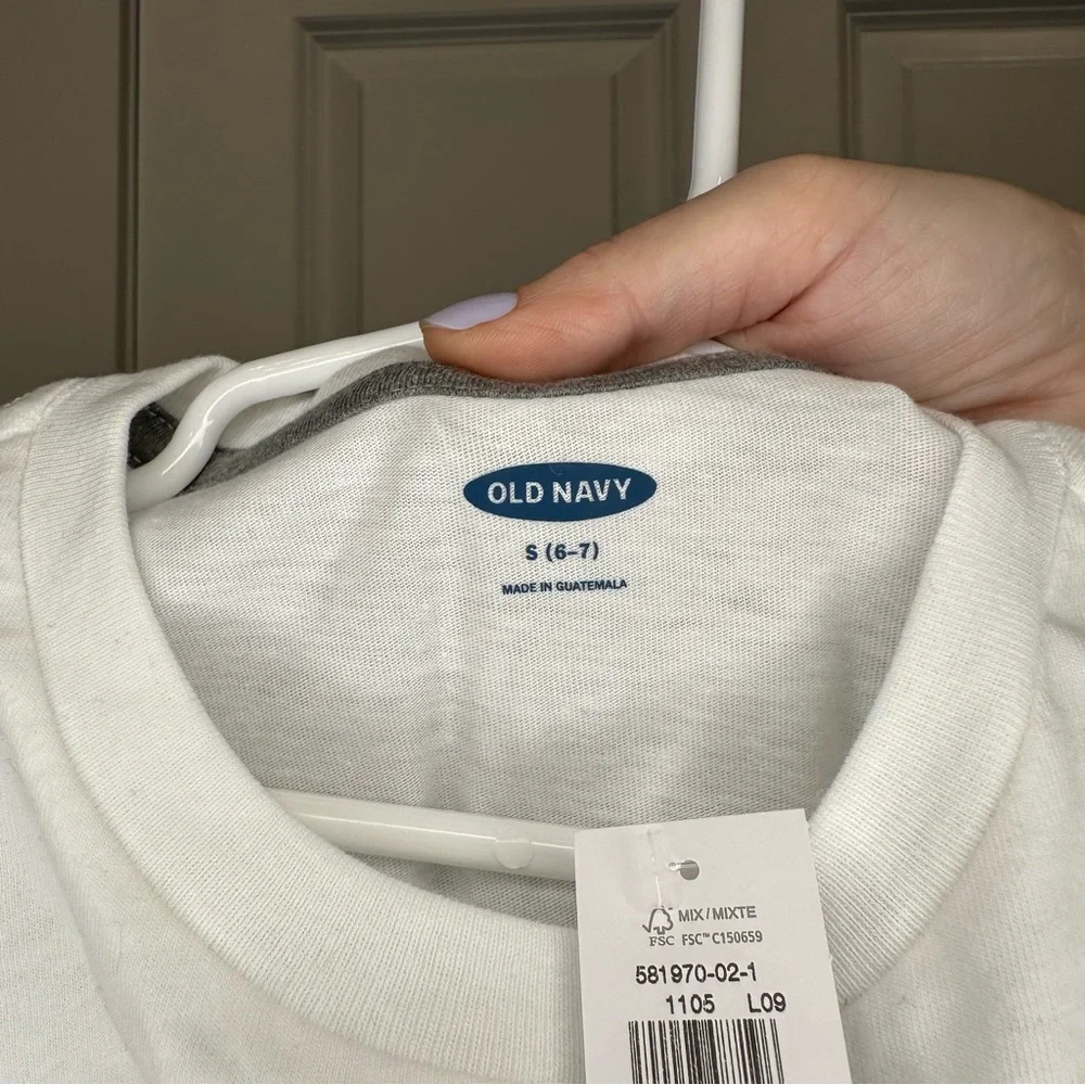 Old Navy Future‎ Leader Tee Size 6/7 Small NWT